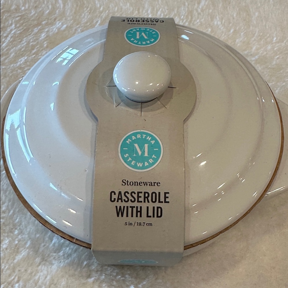 New Martha Stewart stoneware casserole dish